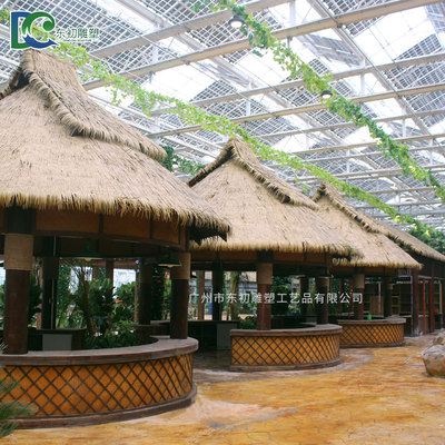 ?？谵r(nóng)業(yè)公園茅草屋.