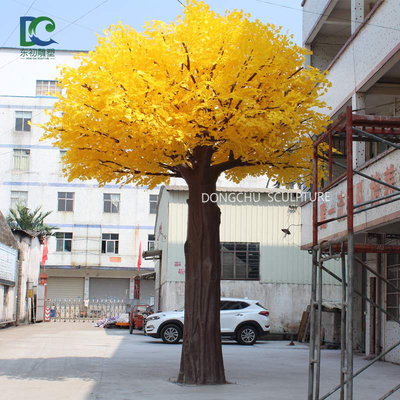 黃色仿真銀杏樹