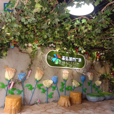 福建安溪基弘城市廣場的綠植造景