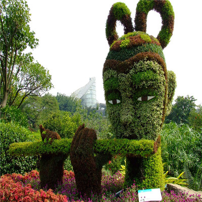 仿真綠雕美人吹蕭