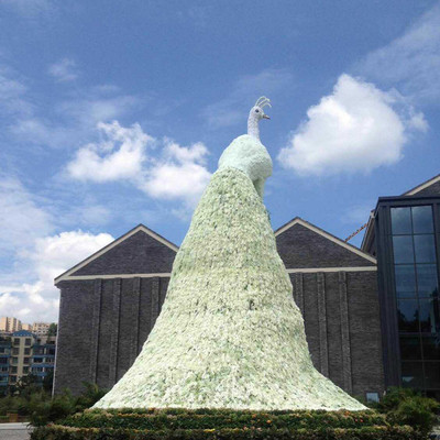 仿真雕塑孔雀臺