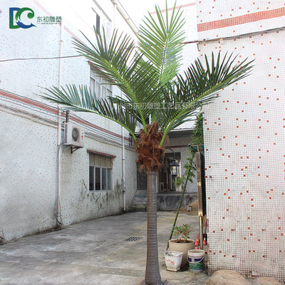 室外仿真椰子樹.