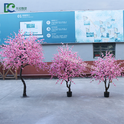 塑料桿仿真桃花樹