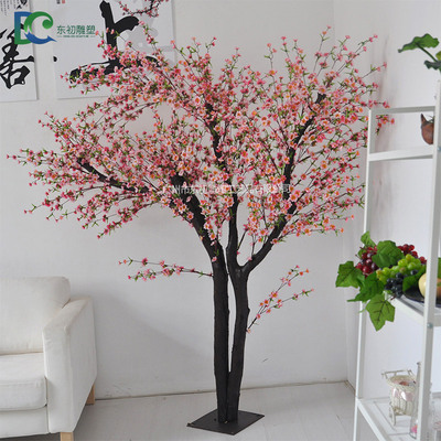 休息區(qū)仿真桃花樹